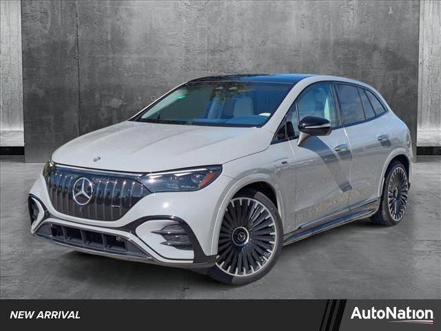 new 2025 Mercedes-Benz AMG EQE car, priced at $125,980