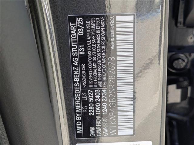 new 2025 Mercedes-Benz C-Class car, priced at $55,800
