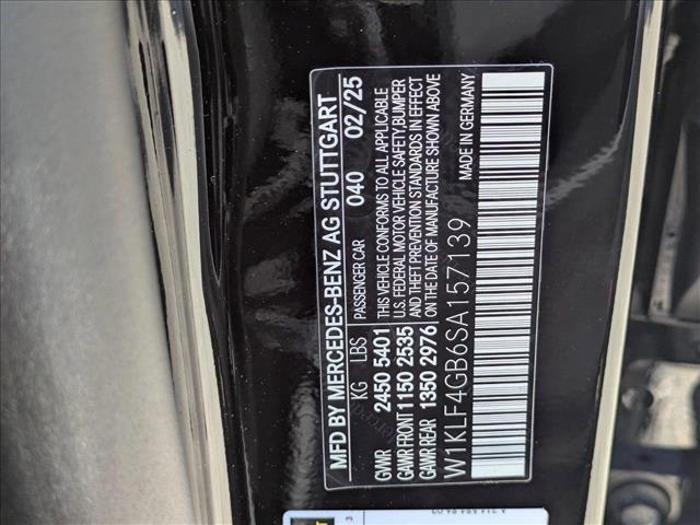 new 2025 Mercedes-Benz E-Class car, priced at $64,855