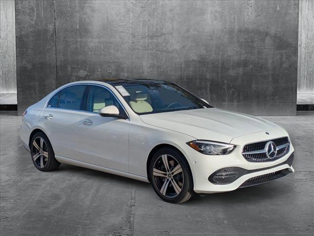 new 2025 Mercedes-Benz C-Class car, priced at $51,085