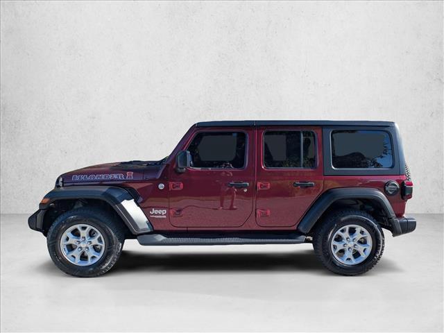 used 2021 Jeep Wrangler Unlimited car, priced at $28,772