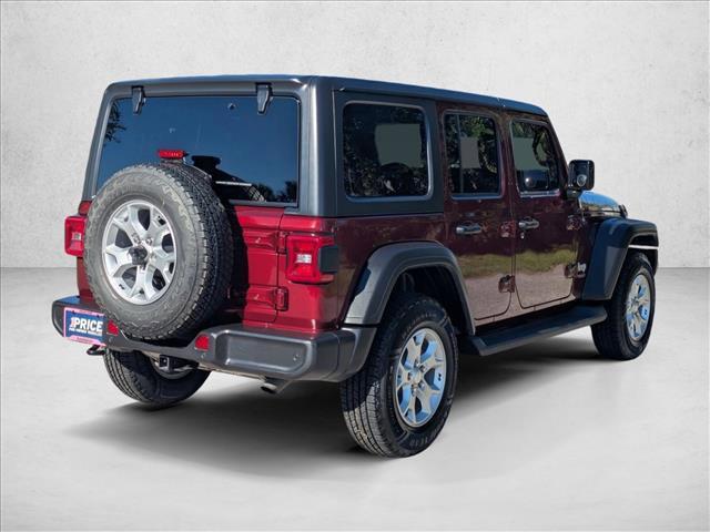 used 2021 Jeep Wrangler Unlimited car, priced at $28,772