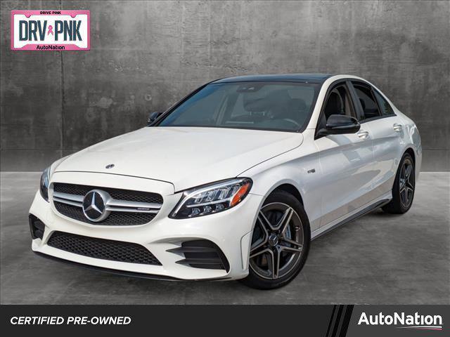 used 2020 Mercedes-Benz AMG C 43 car, priced at $37,998