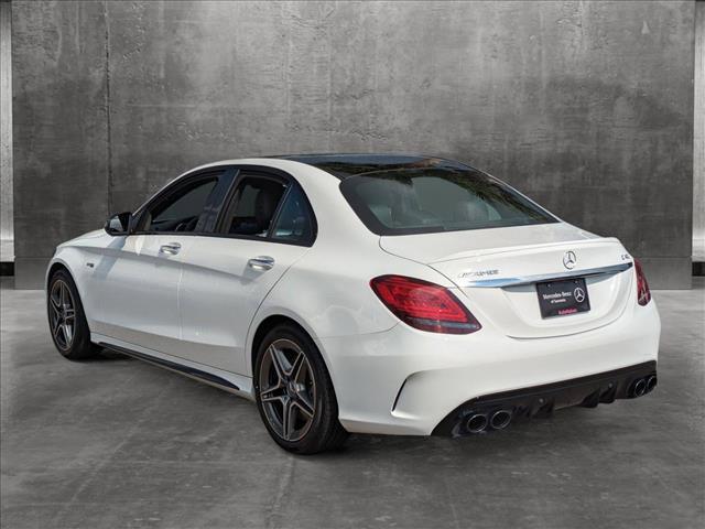 used 2020 Mercedes-Benz AMG C 43 car, priced at $37,998