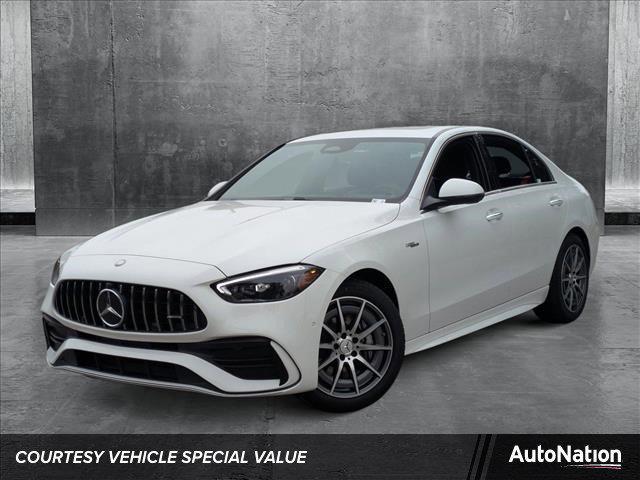 new 2025 Mercedes-Benz AMG C 43 car, priced at $67,300
