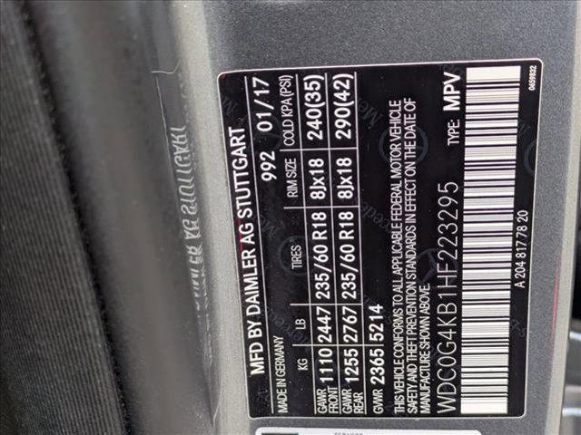 used 2017 Mercedes-Benz GLC 300 car, priced at $19,489