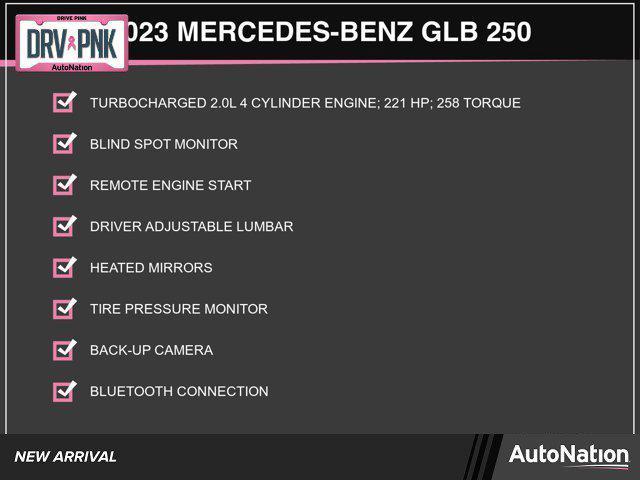 used 2023 Mercedes-Benz GLB 250 car, priced at $35,995