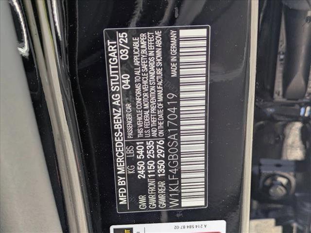 new 2025 Mercedes-Benz E-Class car, priced at $69,980