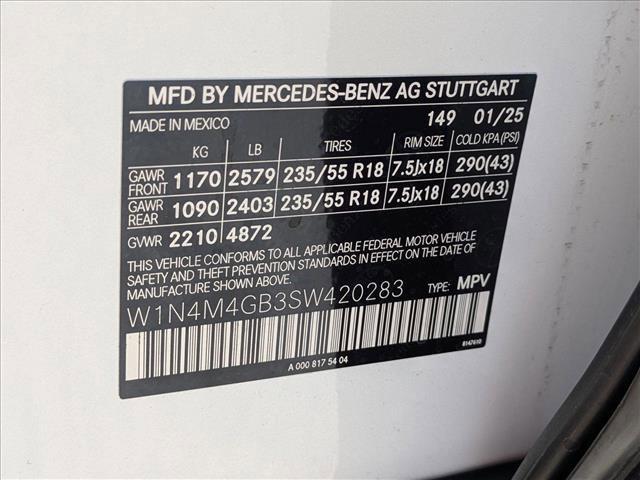 new 2025 Mercedes-Benz GLB 250 car, priced at $49,255
