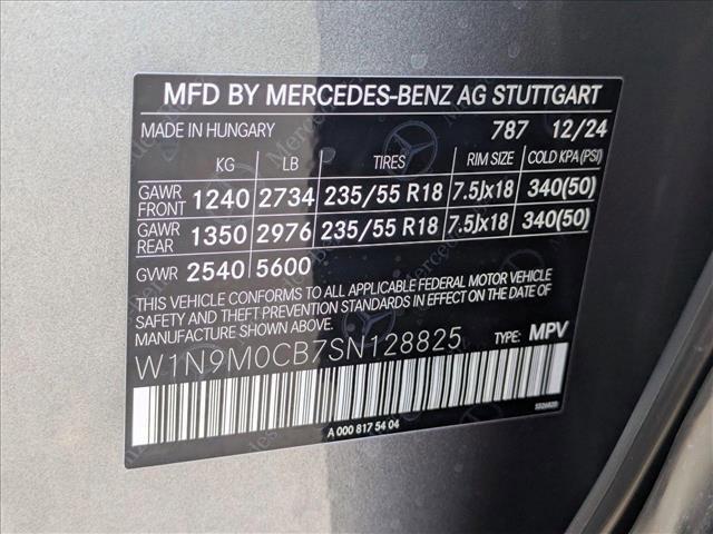 new 2025 Mercedes-Benz EQB 250 car, priced at $57,915