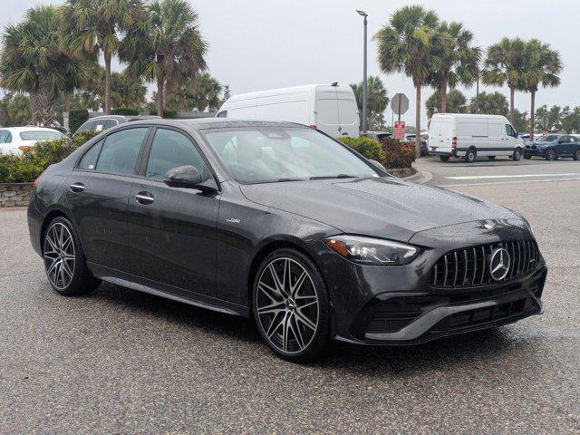 new 2025 Mercedes-Benz AMG C 43 car, priced at $70,735