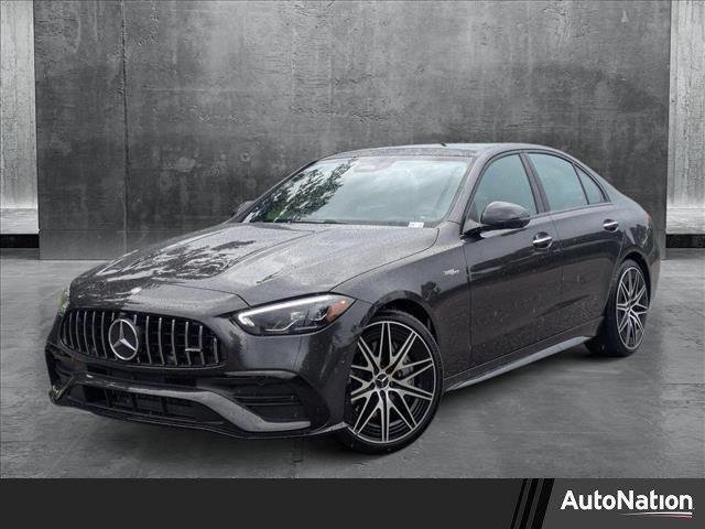 new 2025 Mercedes-Benz AMG C 43 car, priced at $70,735