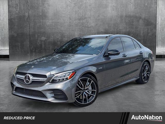 used 2021 Mercedes-Benz AMG C 43 car, priced at $37,603