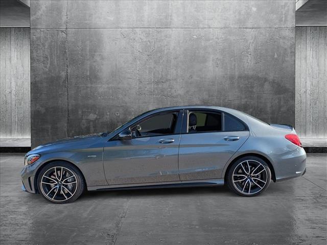 used 2021 Mercedes-Benz AMG C 43 car, priced at $38,609