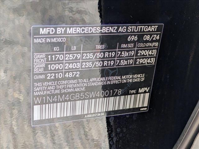 new 2025 Mercedes-Benz GLB 250 car, priced at $54,735