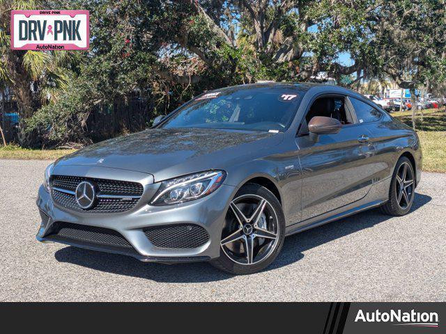 used 2017 Mercedes-Benz AMG C 43 car, priced at $28,995