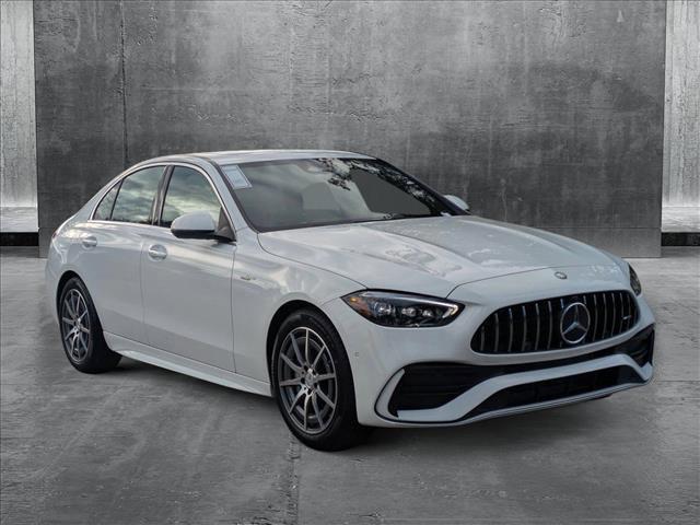 used 2025 Mercedes-Benz AMG C 43 car, priced at $60,777