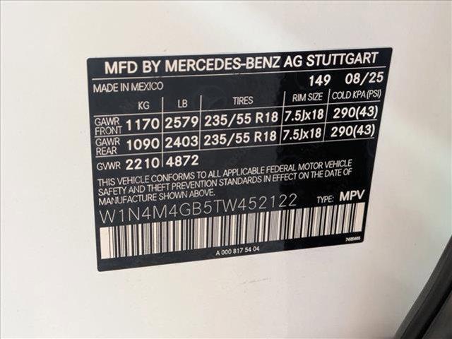 new 2026 Mercedes-Benz GLB 250 car, priced at $48,010