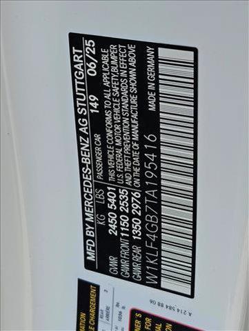 new 2026 Mercedes-Benz E-Class car, priced at $66,250