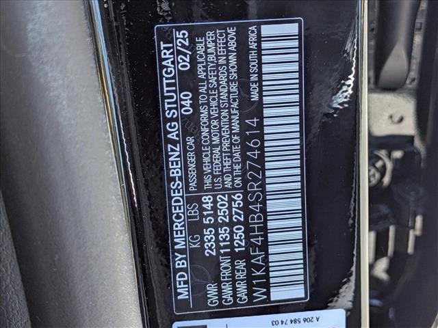 new 2025 Mercedes-Benz C-Class car, priced at $53,055