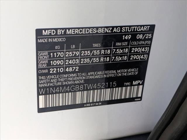 new 2026 Mercedes-Benz GLB 250 car, priced at $46,550
