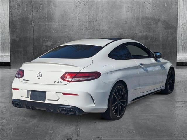 used 2021 Mercedes-Benz AMG C 43 car, priced at $45,998