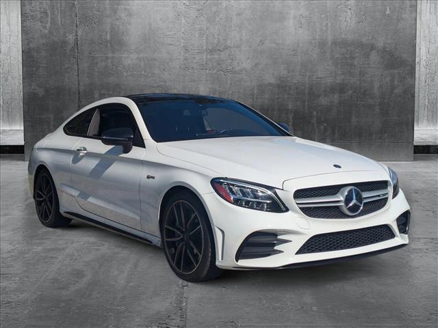 used 2021 Mercedes-Benz AMG C 43 car, priced at $45,998