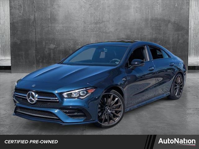 used 2021 Mercedes-Benz AMG CLA 35 car, priced at $36,498