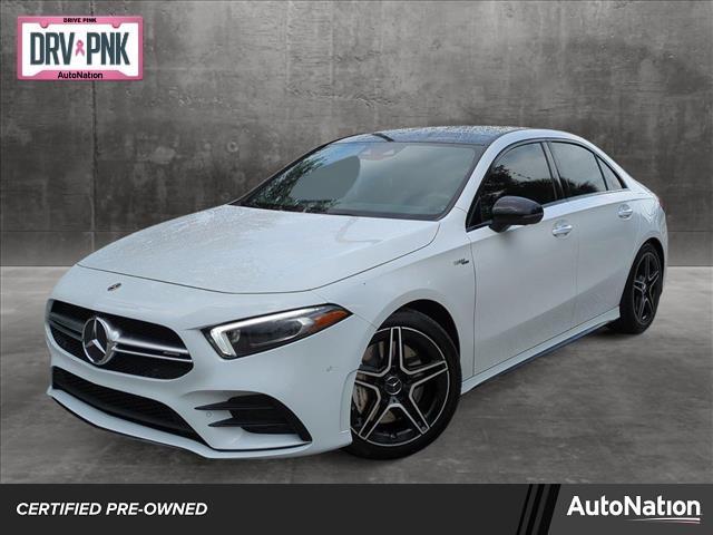 used 2021 Mercedes-Benz AMG A 35 car, priced at $35,467