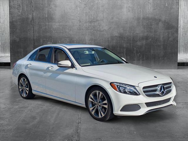 used 2018 Mercedes-Benz C-Class car, priced at $19,864