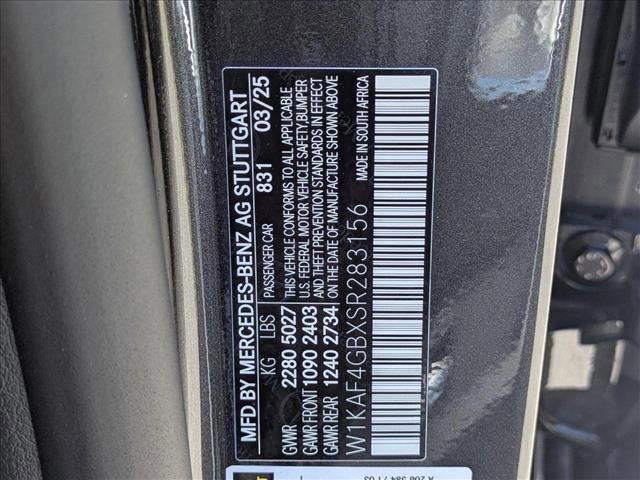 new 2025 Mercedes-Benz C-Class car, priced at $59,400
