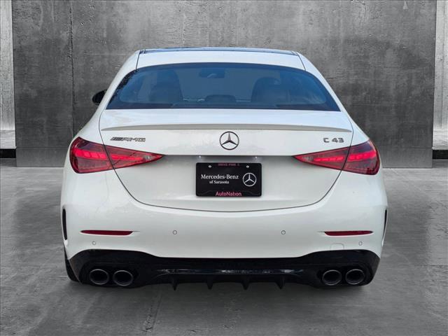 new 2025 Mercedes-Benz AMG C 43 car, priced at $72,270