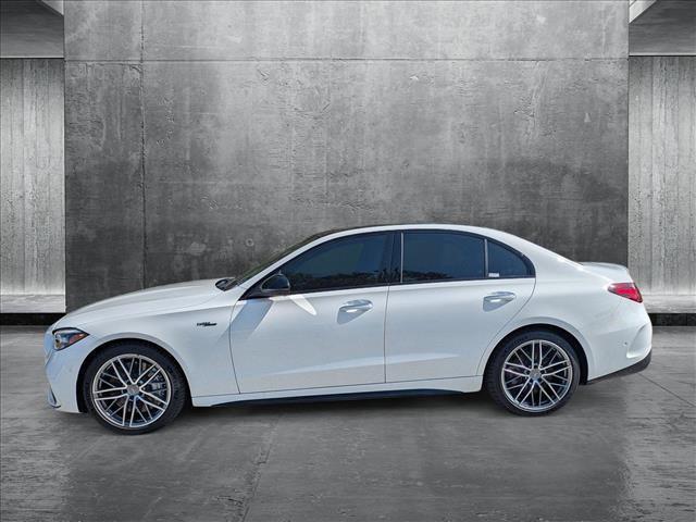 new 2025 Mercedes-Benz AMG C 43 car, priced at $72,270