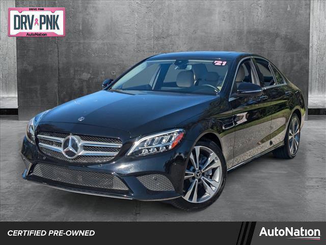 used 2021 Mercedes-Benz C-Class car, priced at $28,595