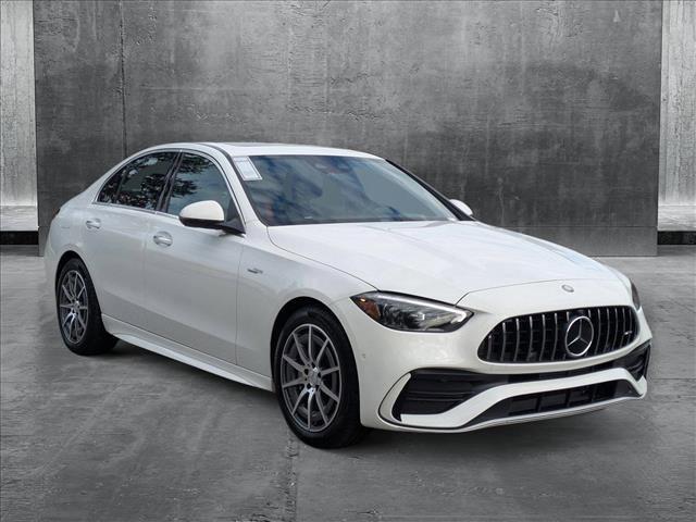 new 2025 Mercedes-Benz AMG C 43 car, priced at $69,250