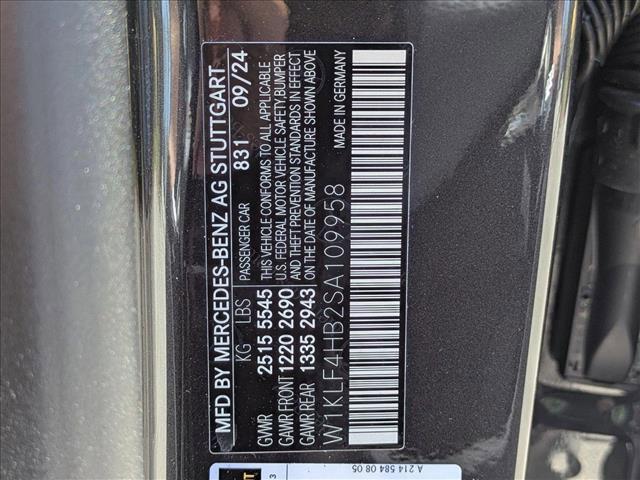 new 2025 Mercedes-Benz E-Class car, priced at $81,495