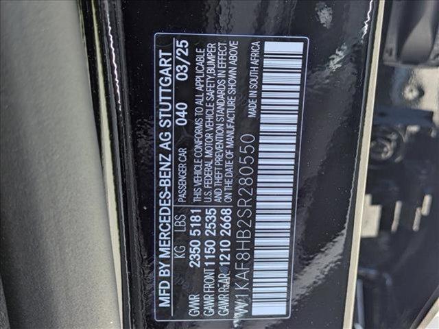 new 2025 Mercedes-Benz AMG C 43 car, priced at $64,685