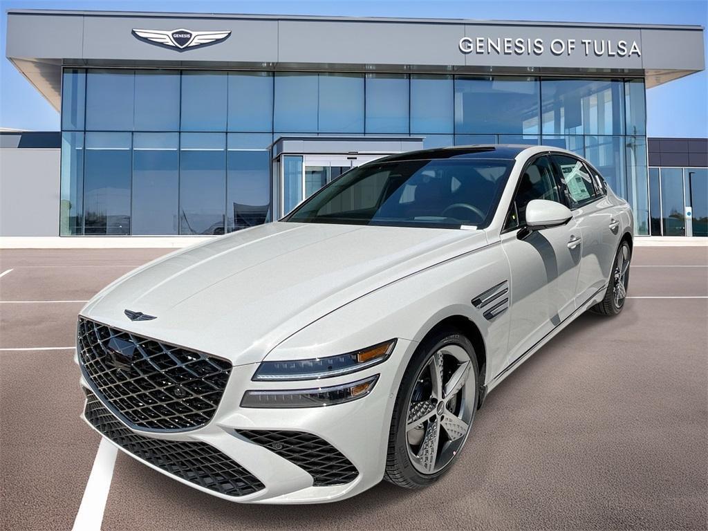 new 2025 Genesis G80 car, priced at $74,912