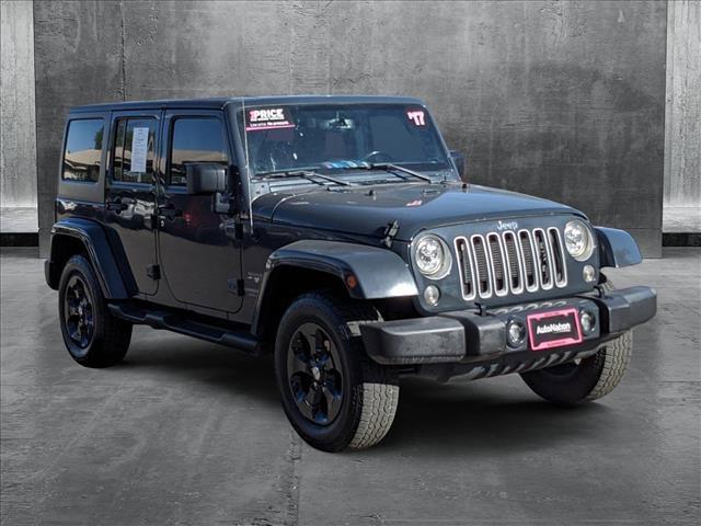 used 2017 Jeep Wrangler Unlimited car, priced at $22,999