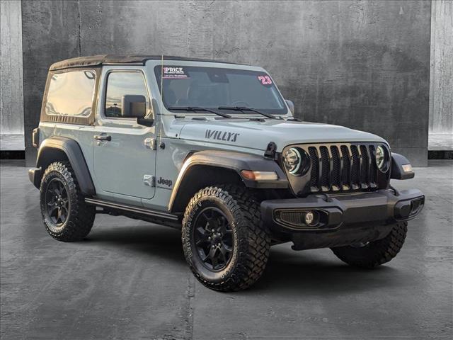 used 2023 Jeep Wrangler car, priced at $35,199