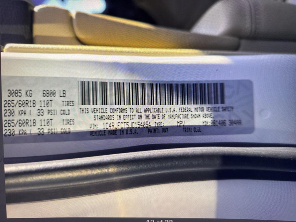 used 2018 Jeep Grand Cherokee car, priced at $20,990