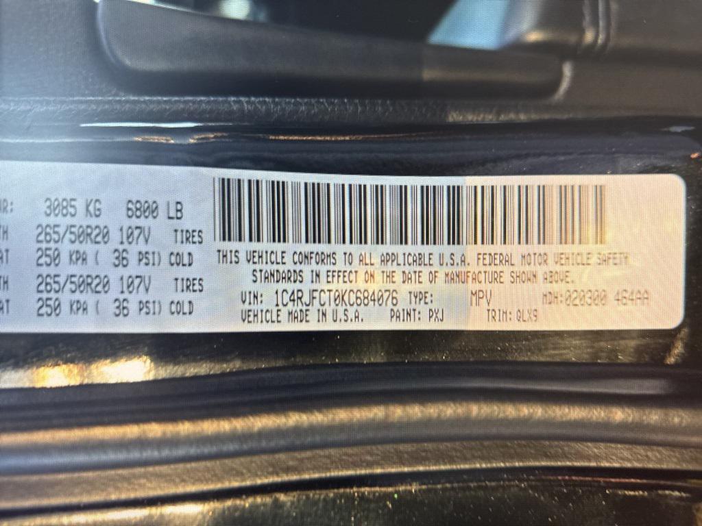 used 2019 Jeep Grand Cherokee car, priced at $24,691