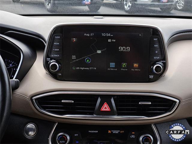 used 2020 Hyundai Santa Fe car, priced at $19,999