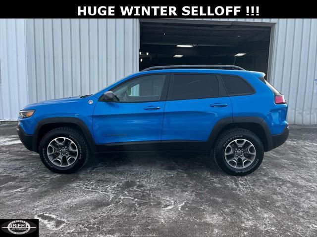 used 2021 Jeep Cherokee car, priced at $24,887