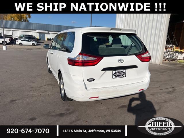 used 2017 Toyota Sienna car, priced at $13,887