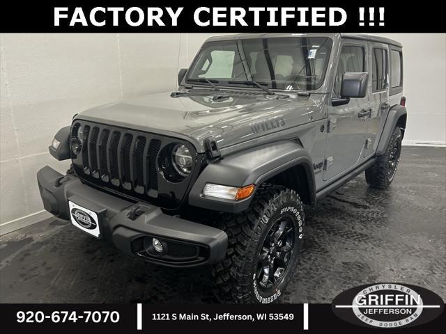 used 2021 Jeep Wrangler car, priced at $37,262
