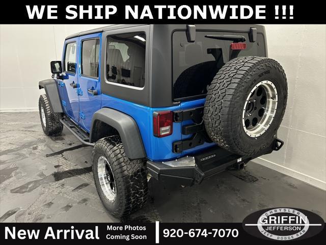 used 2015 Jeep Wrangler Unlimited car, priced at $21,209