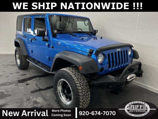 used 2015 Jeep Wrangler Unlimited car, priced at $21,208