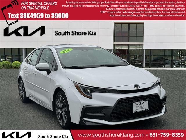 used 2021 Toyota Corolla car, priced at $22,588