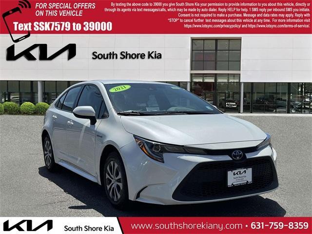 used 2021 Toyota Corolla Hybrid car, priced at $20,787